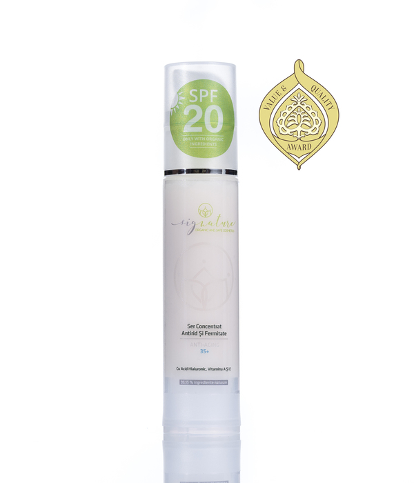 Concentrated Firming and Anti-Aging Serum 35+ with Hyaluronic Acid and Vitamins A and E - 50 ml
