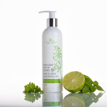 Cremă de Săpun Lichid Premium Cu Lime, Pătrunjel Și Roiniță pt Copii - 250 ml
